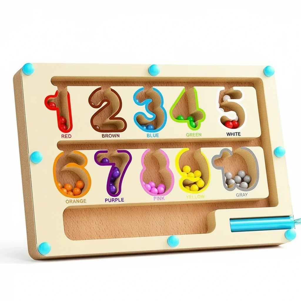 Bead Maze Toy Magnetic Pen-Guided Portable Non-Toxic