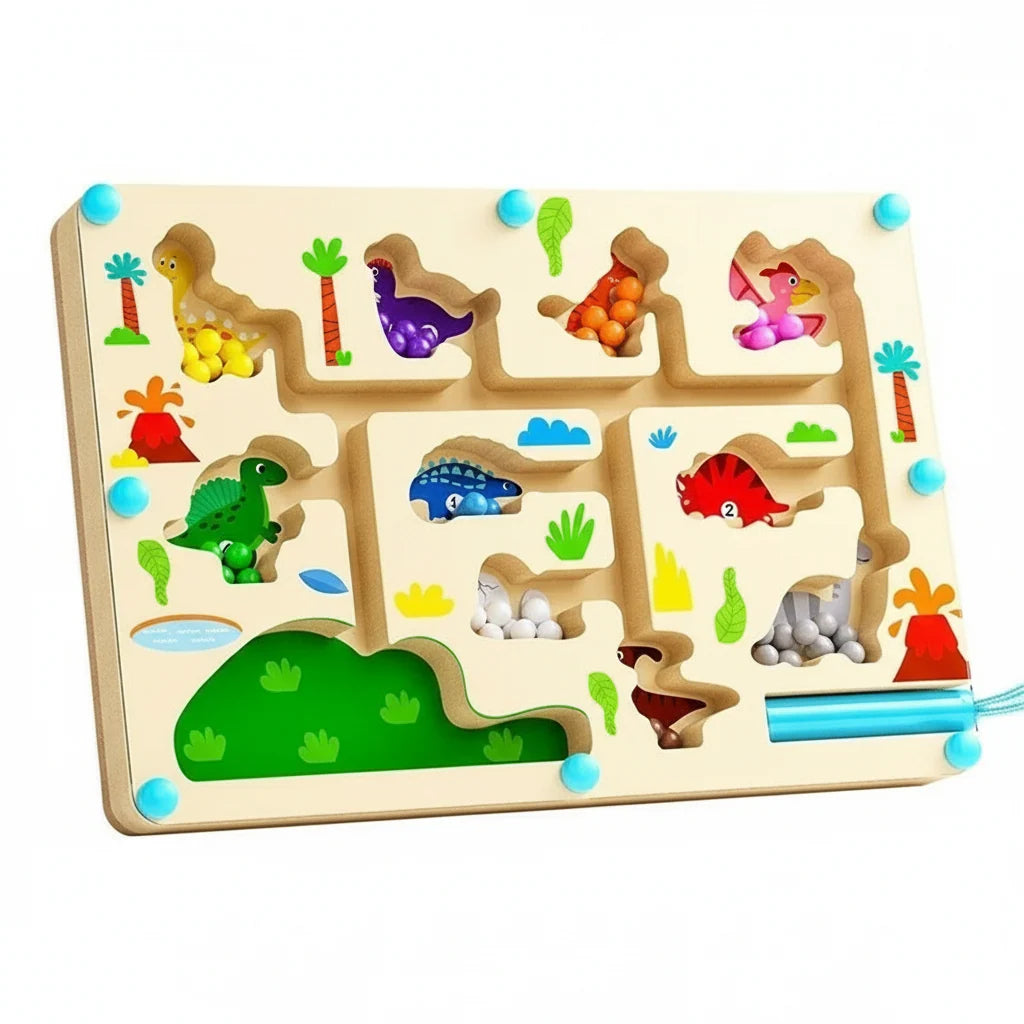 Bead Maze Toy Magnetic Pen-Guided Portable Non-Toxic