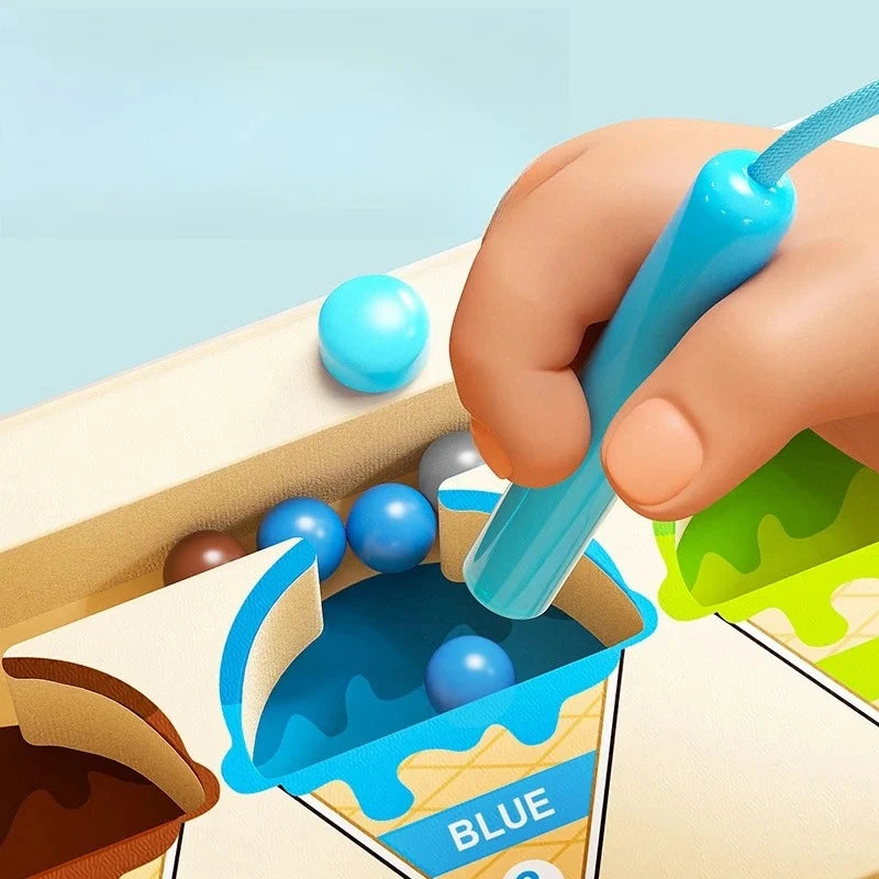 Bead Maze Toy Magnetic Pen-Guided Portable Non-Toxic