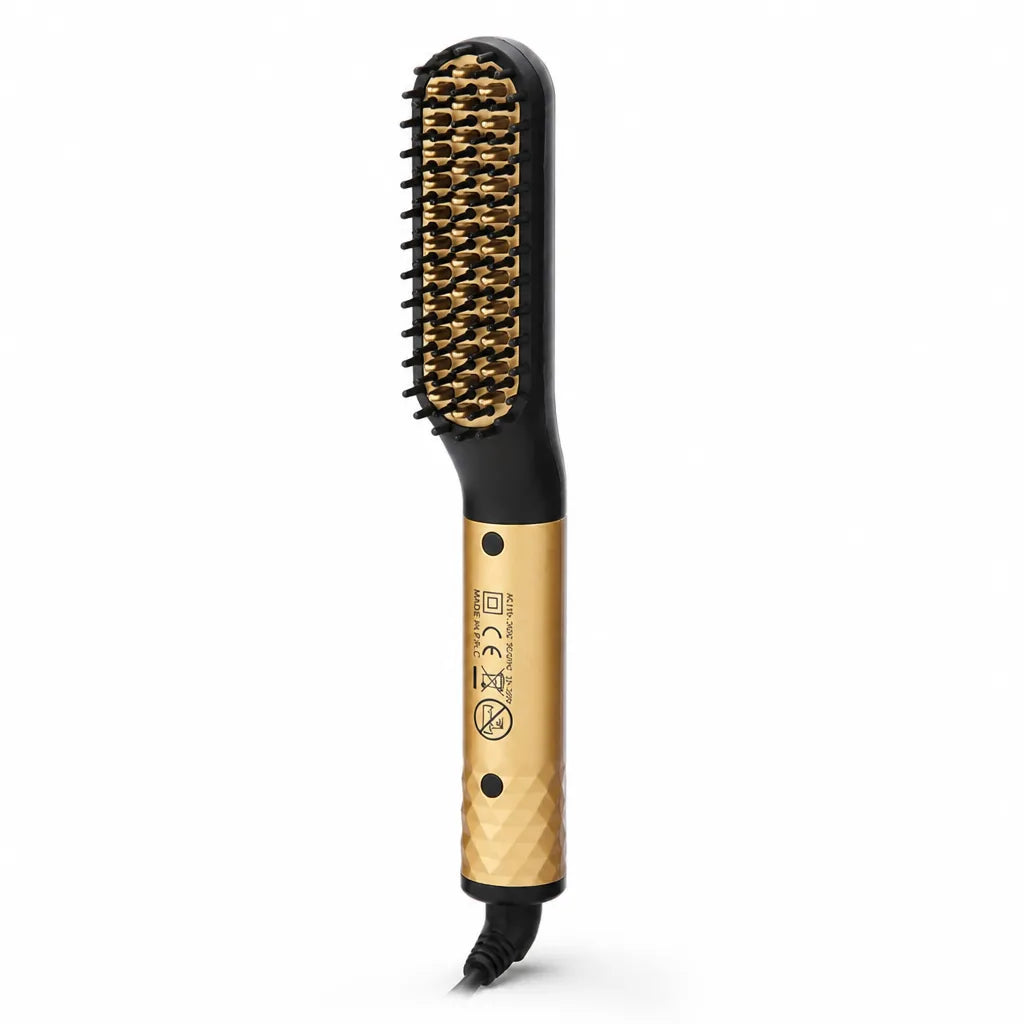 Beard & Hair Straightening Comb Ceramic Ionic Fast-Heating