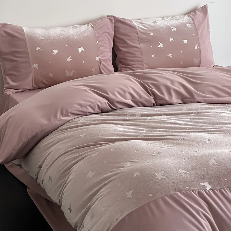 Bed Linen Set Fine Satin Jacquard Breathable & Wrinkle-Resistant