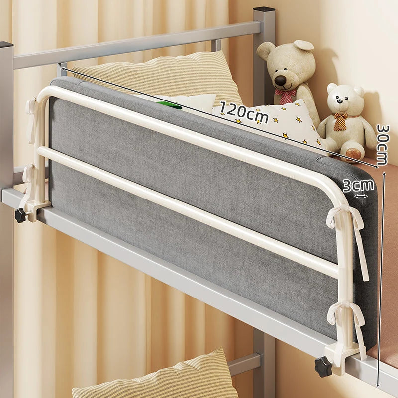 Bed Safety Rail Padded Clamp-Mounted No-Drill Installation