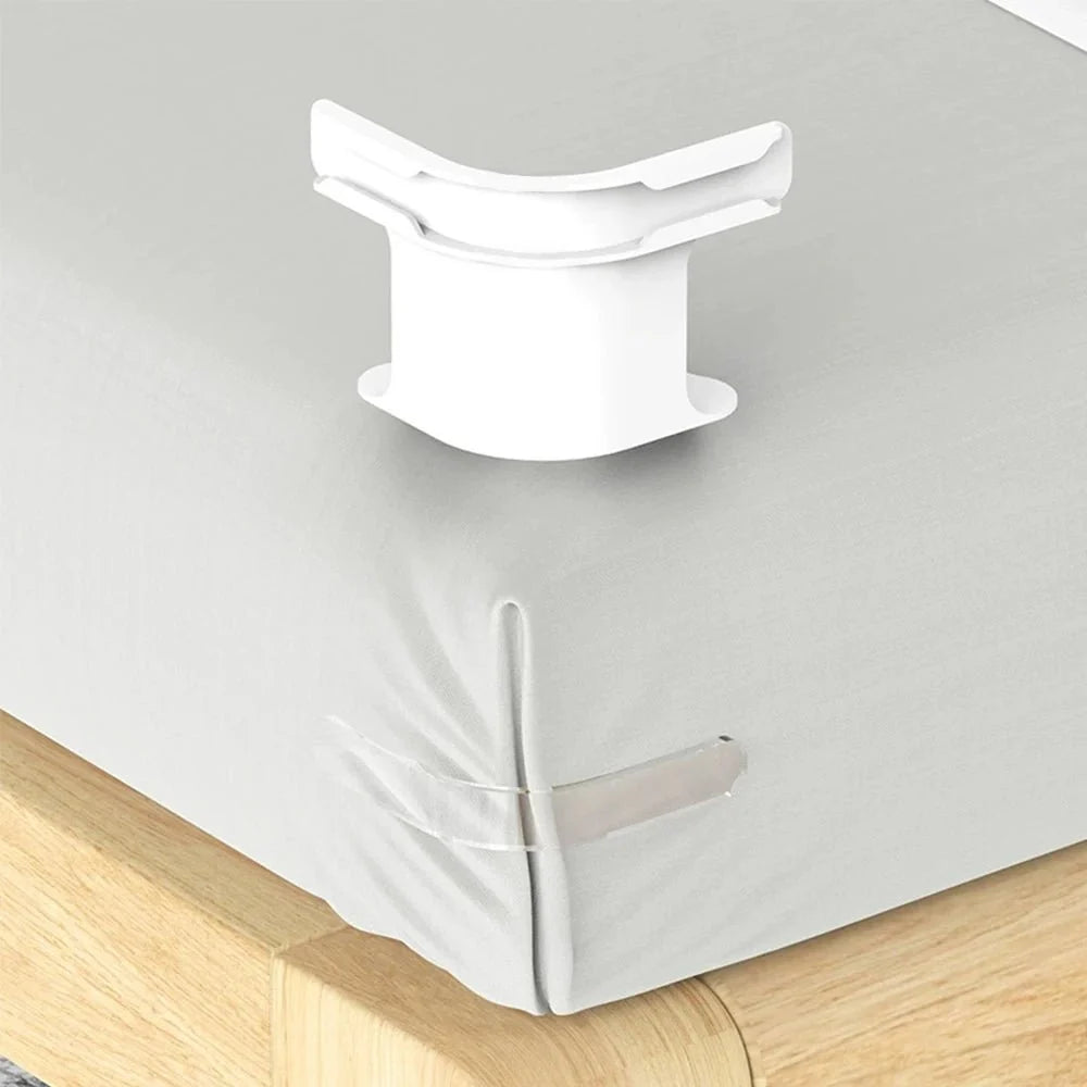 Bed Sheet Clips Elastic Straps Secure Fit