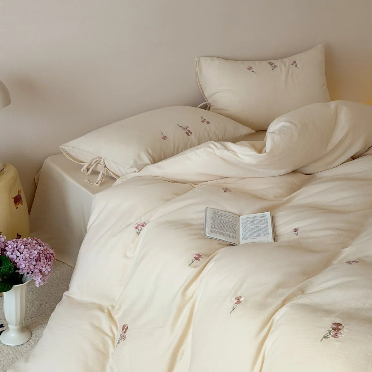 Bed Sheet Set Cotton Double Gauze Soft & Breathable
