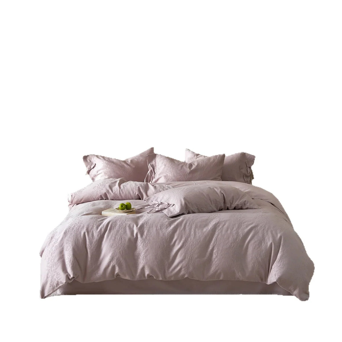 Bedding Set Breathable Jacquard 100% Cotton 4-Piece