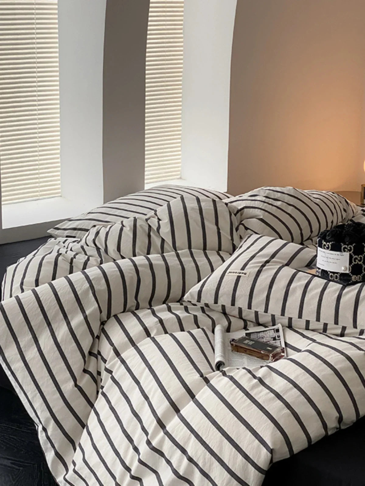 Bedding Set Cotton Percale Breathable Four Piece