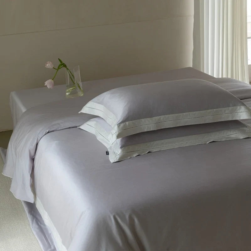 Bedding Set Cotton Satin Breathable Hotel-Style Closure