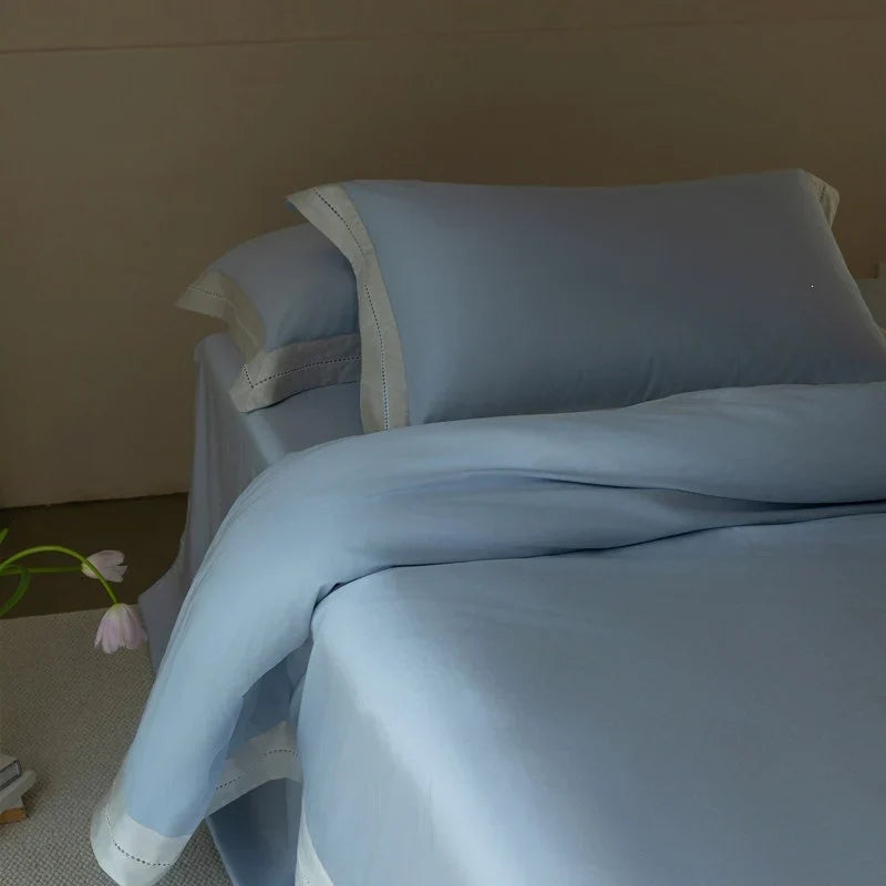 Bedding Set Cotton Satin Breathable Hotel-Style Closure