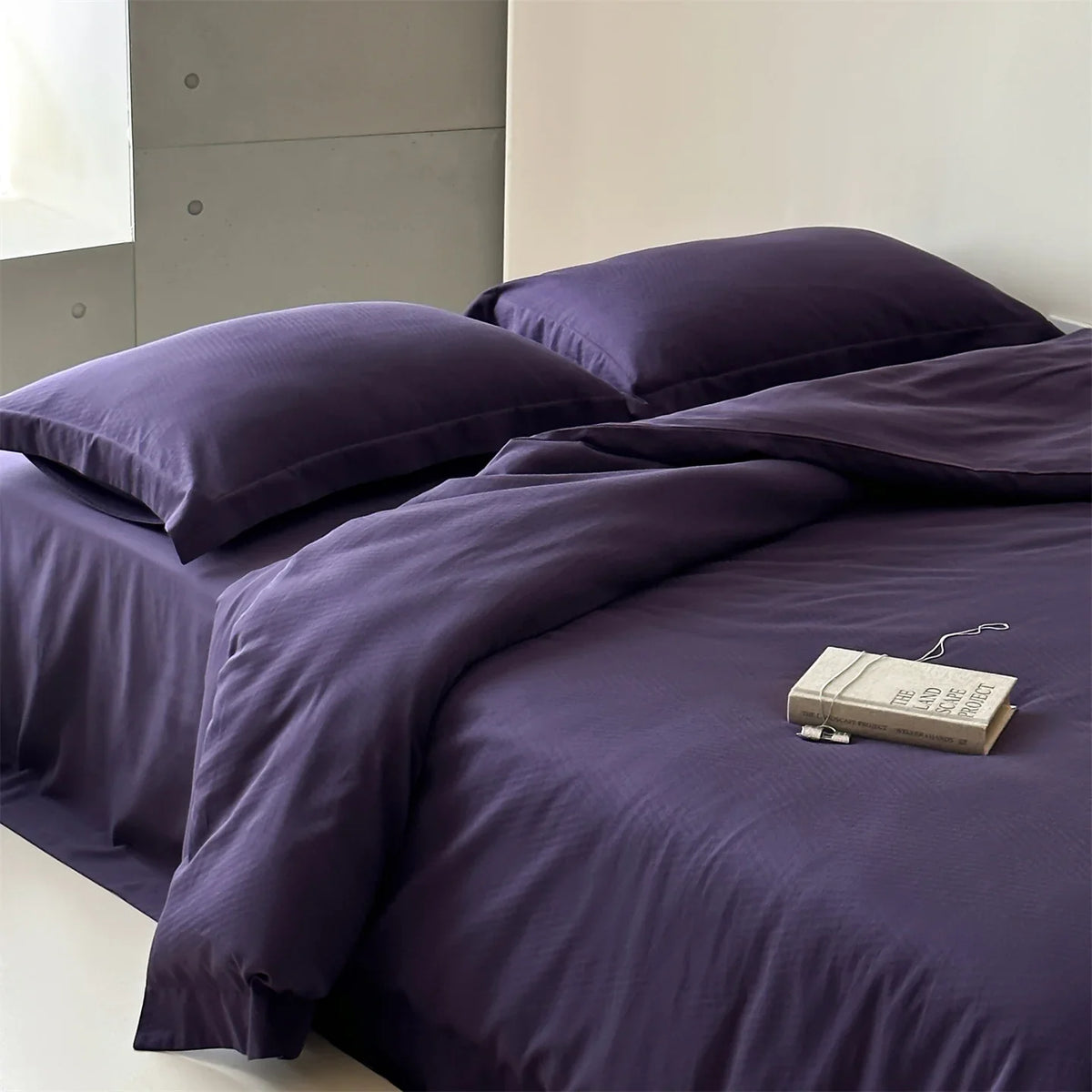 Bedding Set Cotton Satin Breathable & Temperature-Regulating