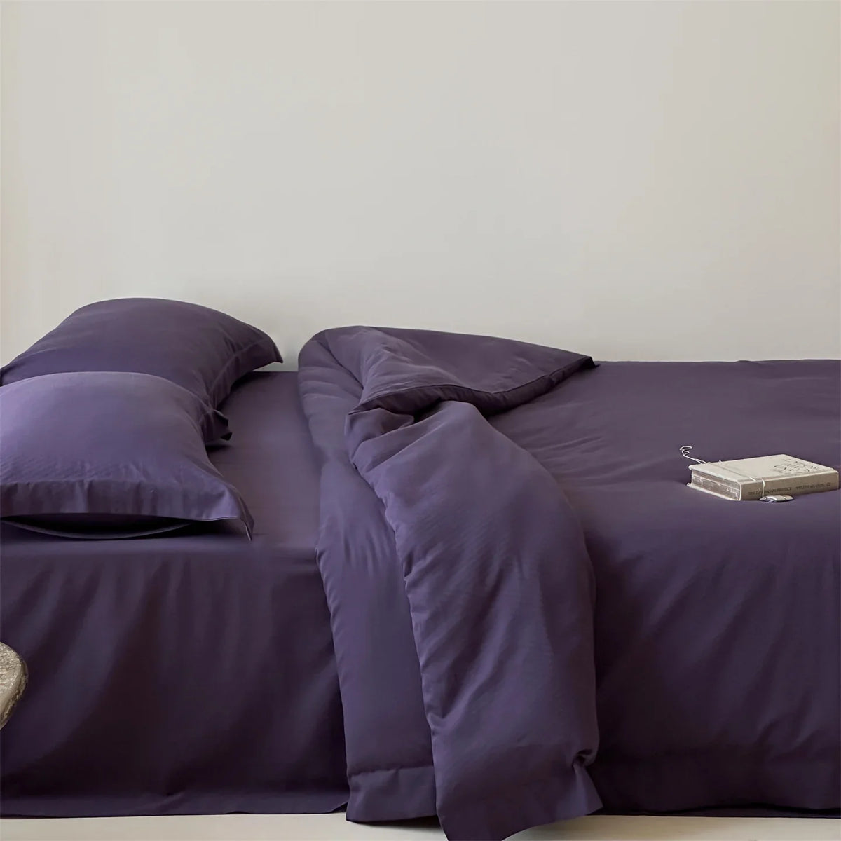 Bedding Set Cotton Satin Breathable & Temperature-Regulating