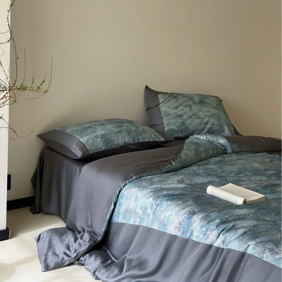 Bedding Set Fine Cotton Satin Breathable Set of 4