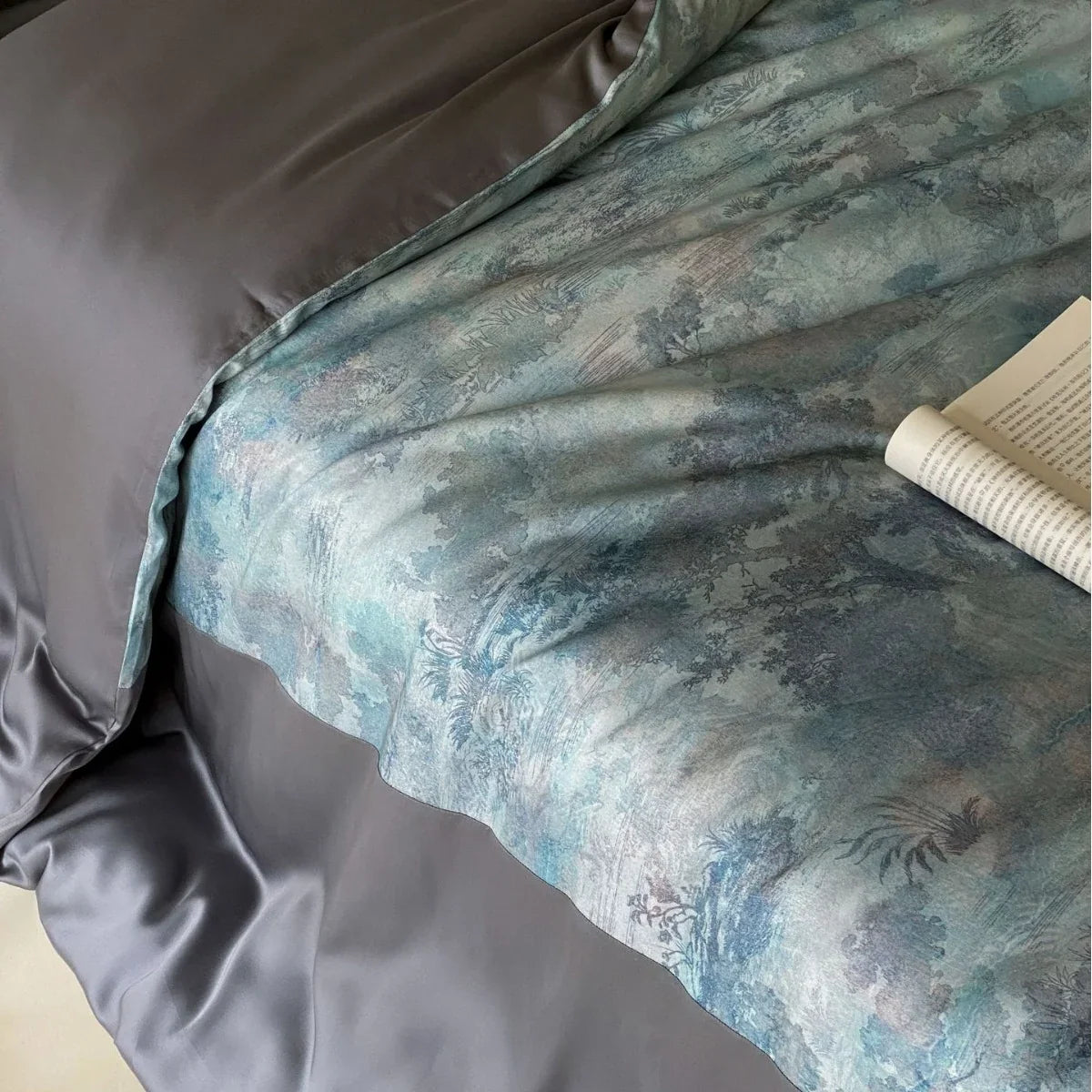 Bedding Set Fine Cotton Satin Breathable Set of 4