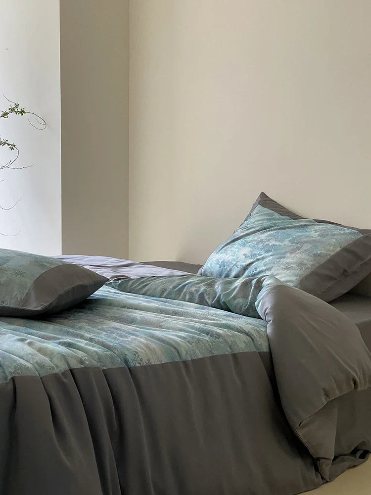 Bedding Set Fine Cotton Satin Breathable Set of 4