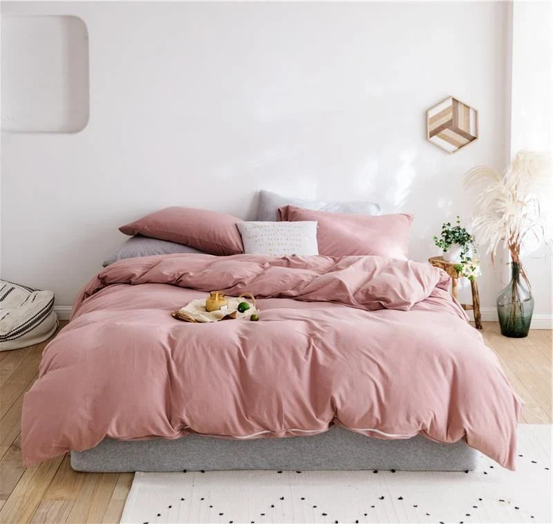Bedding Set Temperature-Regulating Cotton Percale Wrinkle-Resistant