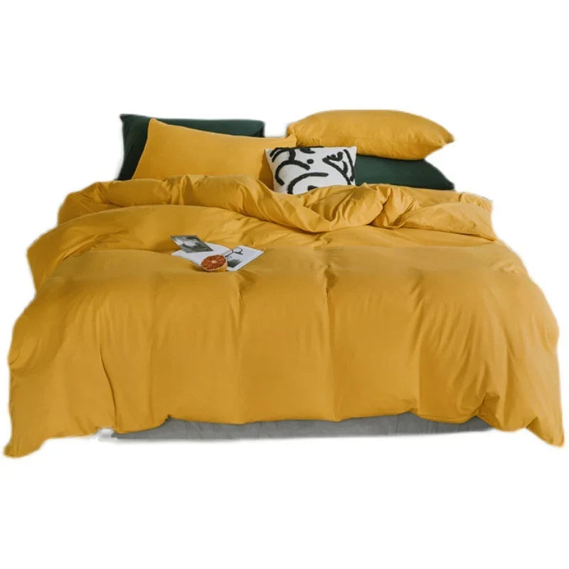 Bedding Set Temperature-Regulating Cotton Percale Wrinkle-Resistant