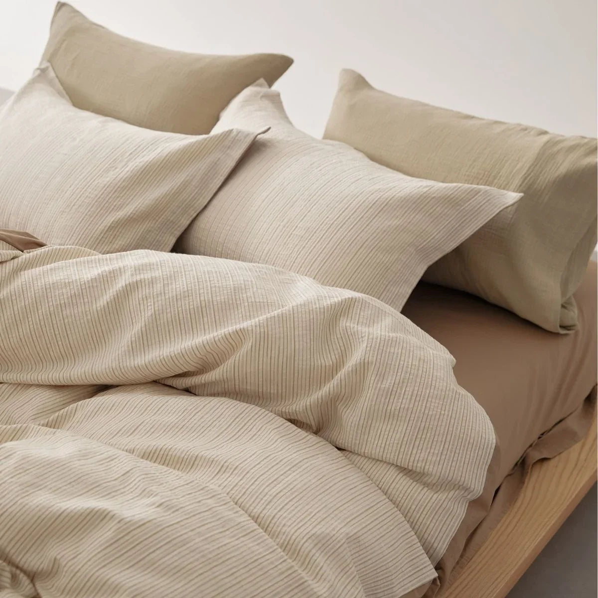 Bedding Set Yarn-Dyed Cotton Breathable & Colorfast 4-Piece