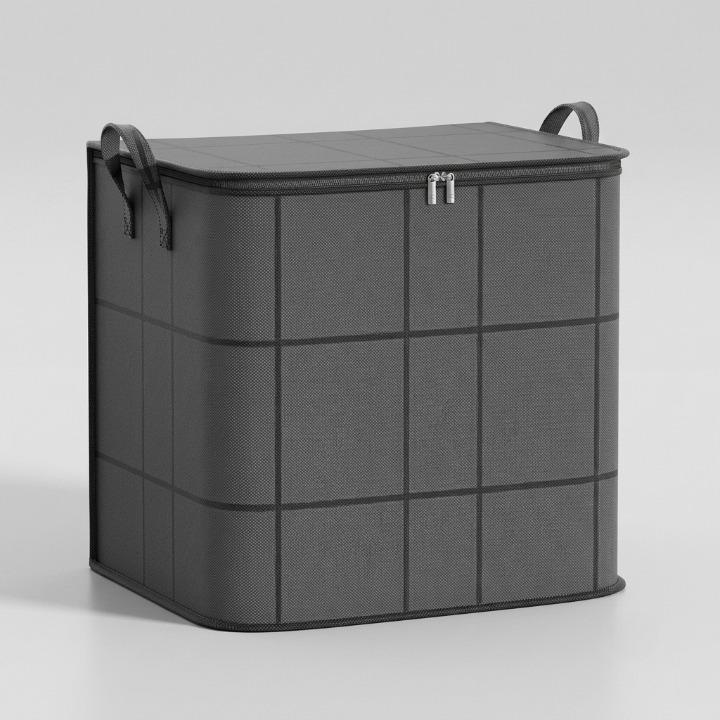 Bedding Storage Bag Foldable Double Zipper Dust Protection