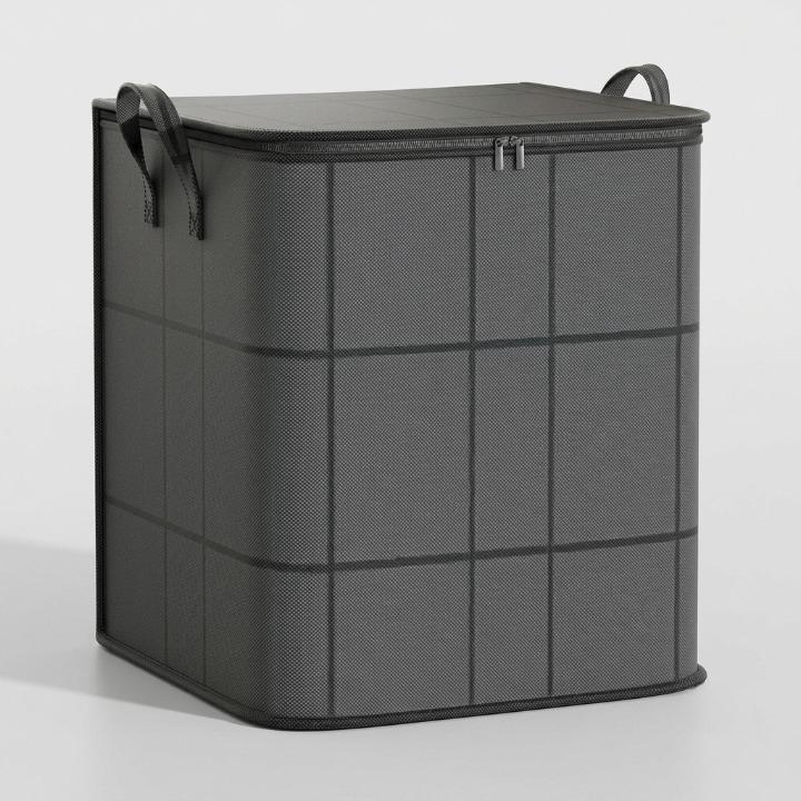 Bedding Storage Bag Foldable Double Zipper Dust Protection