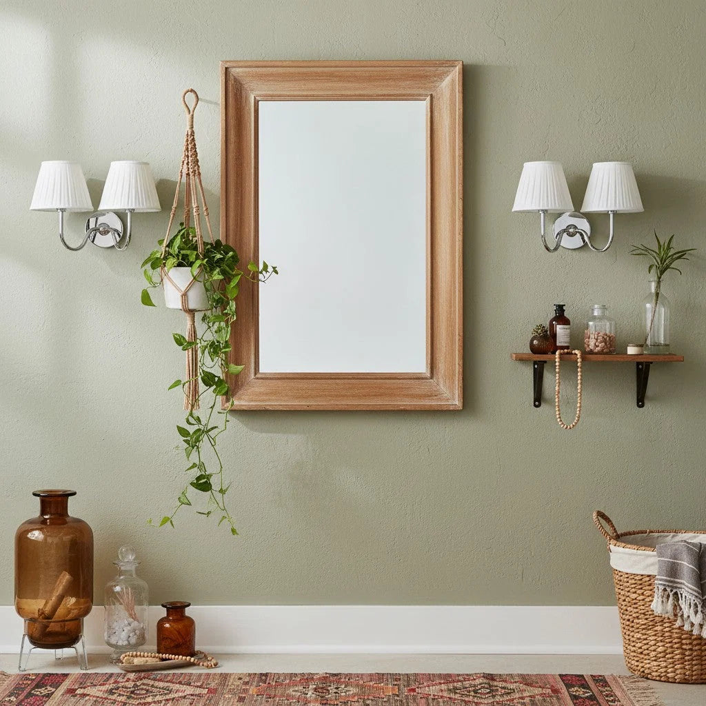 Bedside Wall Light Dimmable Fabric Shade