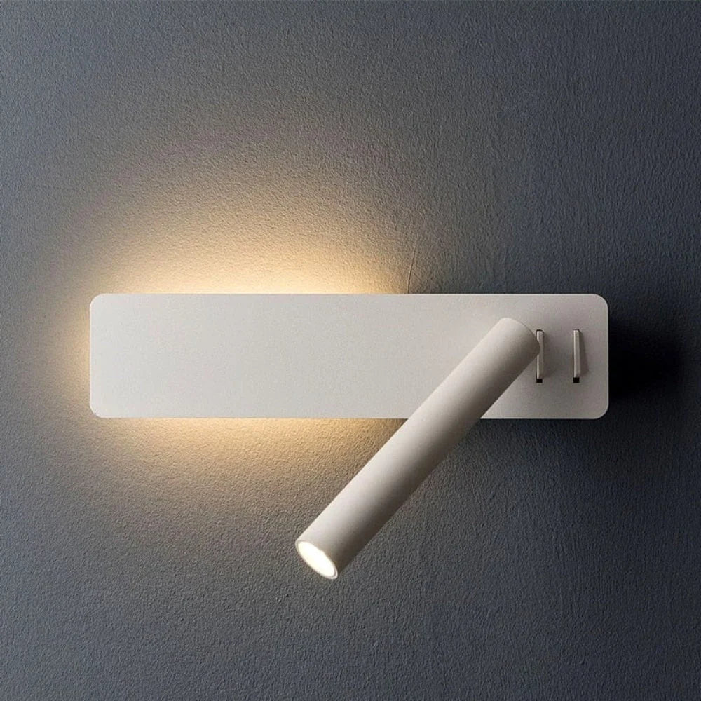 Bedside Wall Light Space-Saving Folding Arm Warm LED