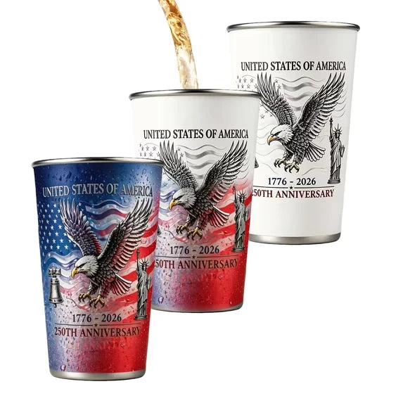 Beer Cup Aluminum Cold-Activated Color-Changing 16 Oz