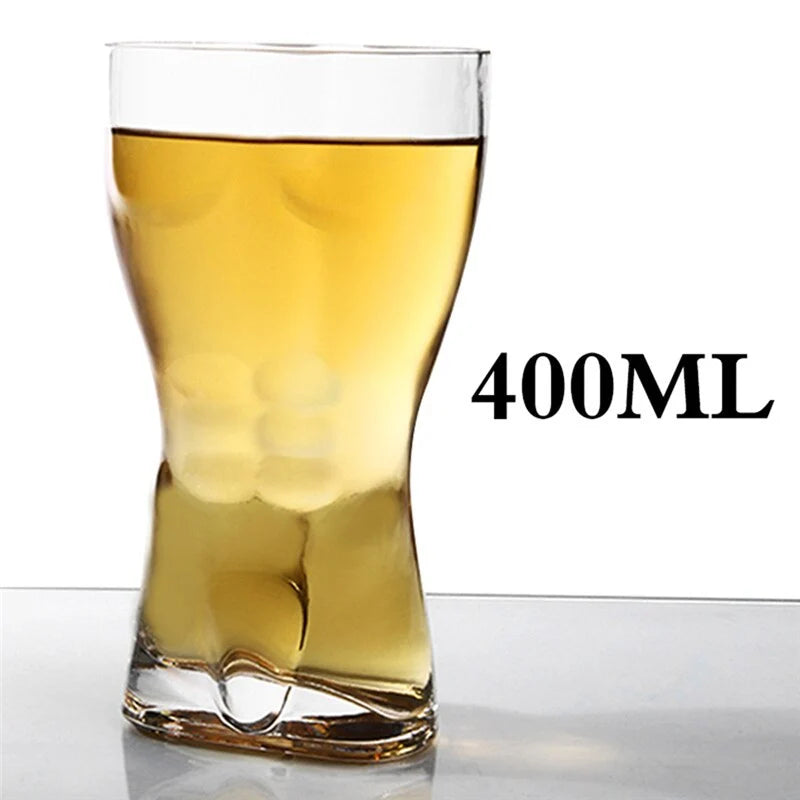 Beer Glass Mug Lead-Free Thick Base 13.5 Oz