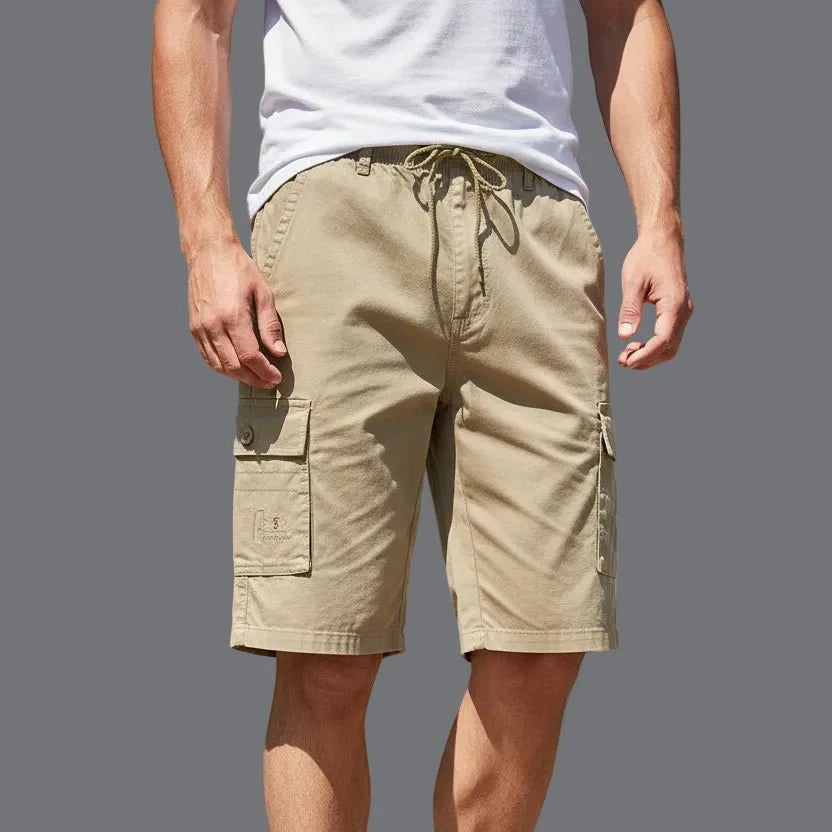 Bermuda Shorts Lightweight Relaxed Fit Zipper Side Pockets