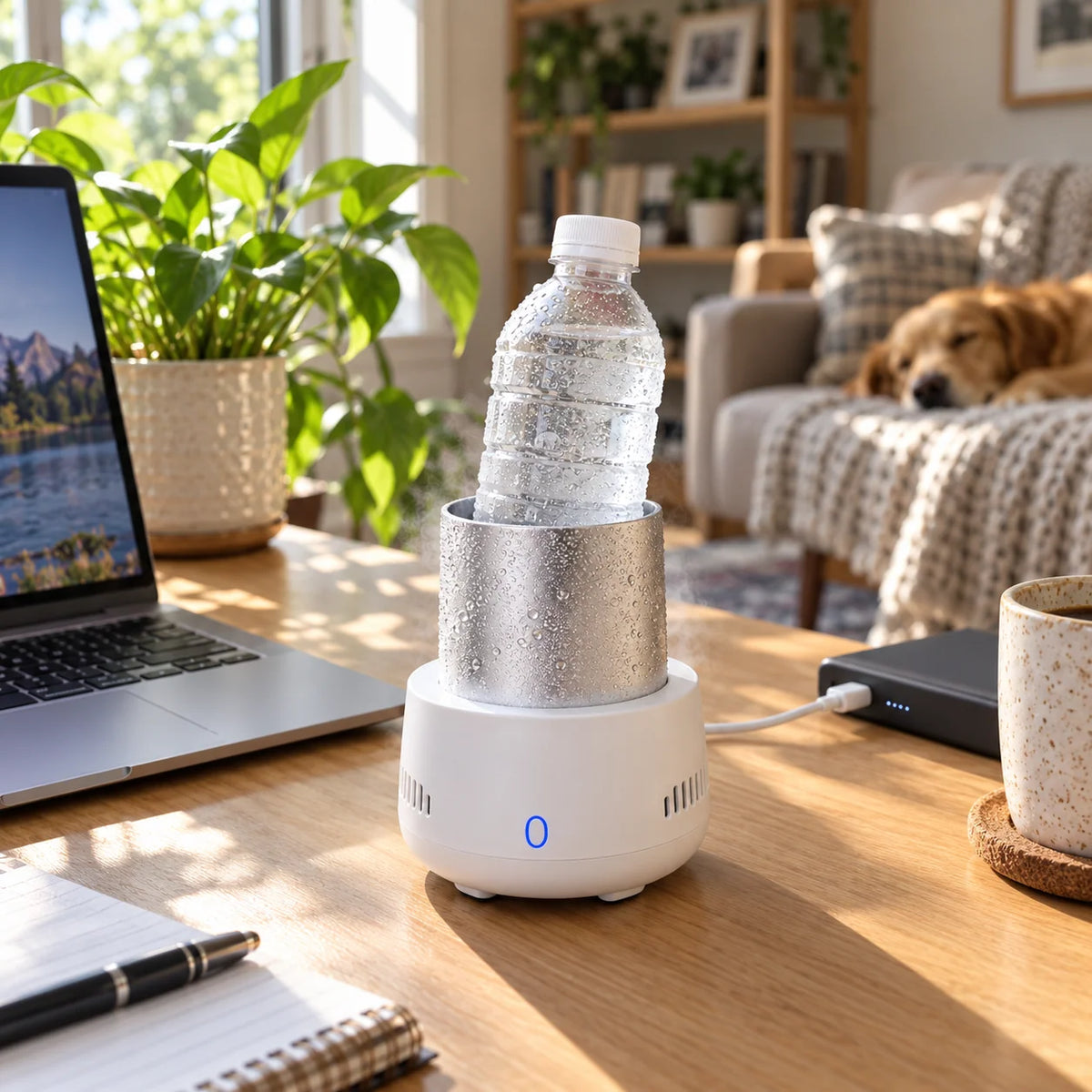 Beverage Cooler USB Type-C Rapid Cooling Compact Design