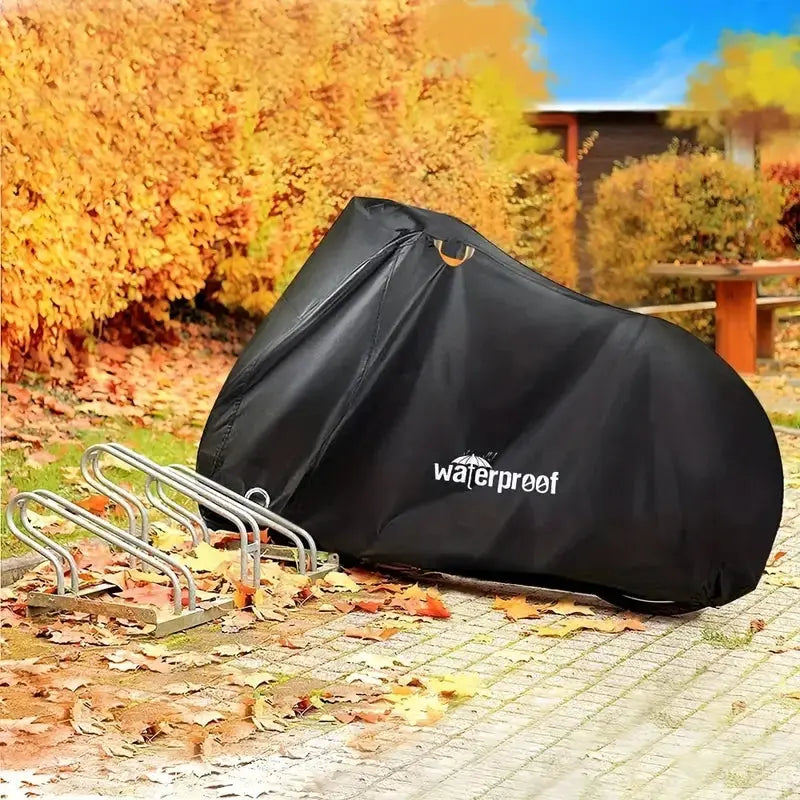Bicycle Cover 101-Inch Weather-Ready Elastic Hem & Buckle Strap