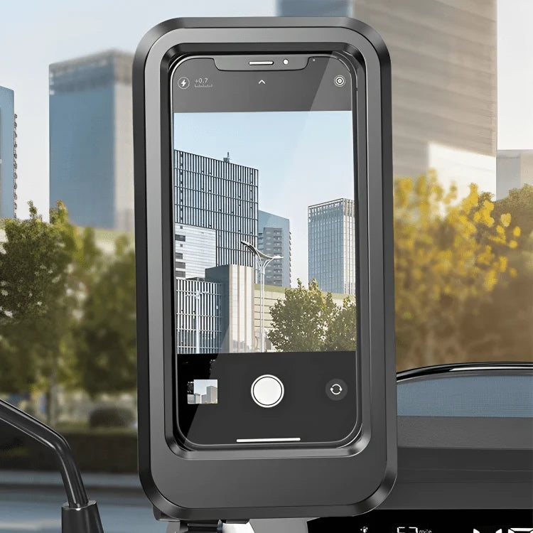 Bicycle Phone Holder Waterproof Clear Touchscreen Window Fits 5.5–6.8 Inch Smartphones