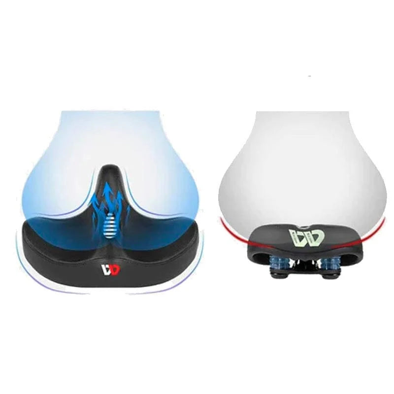 Bicycle Saddle Ergonomic Wide Weather Resistant