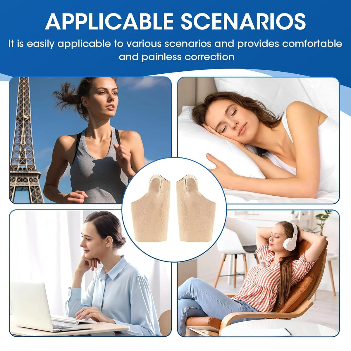 Big Toe Corrector Low-Profile Stretch Fit Washable