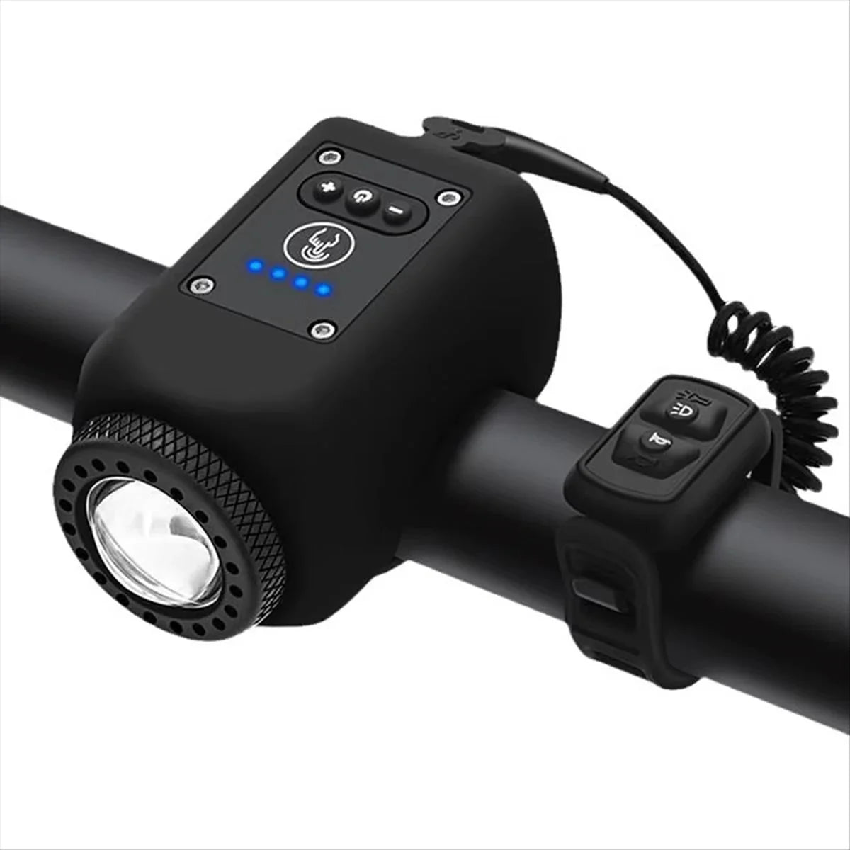Bike Horn & Light Loud Multi-Tone Rechargeable
