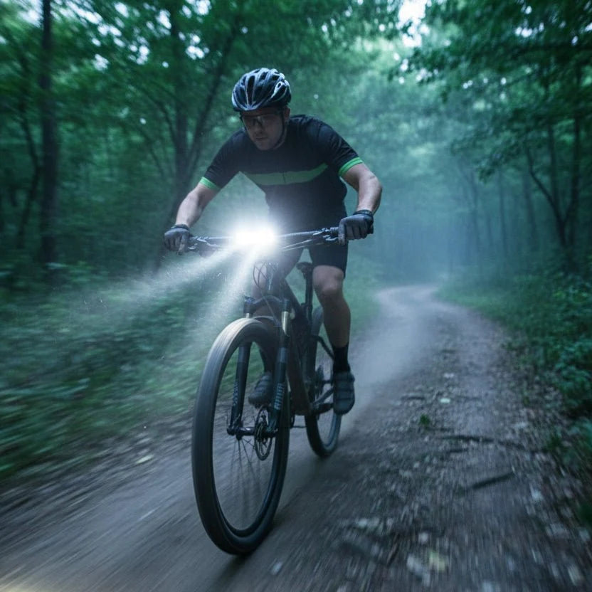 Bike Light 180° LED Splash-Proof Against Waterfalls