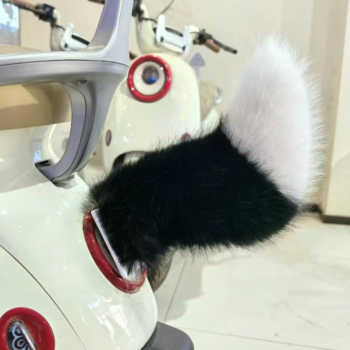 Bike & Scooter Tail Decor Remote-Controlled Moving Plush