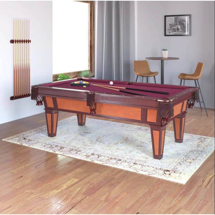 Billiard Table 7.5 Foot Accuslate Surface Built-In Leveling