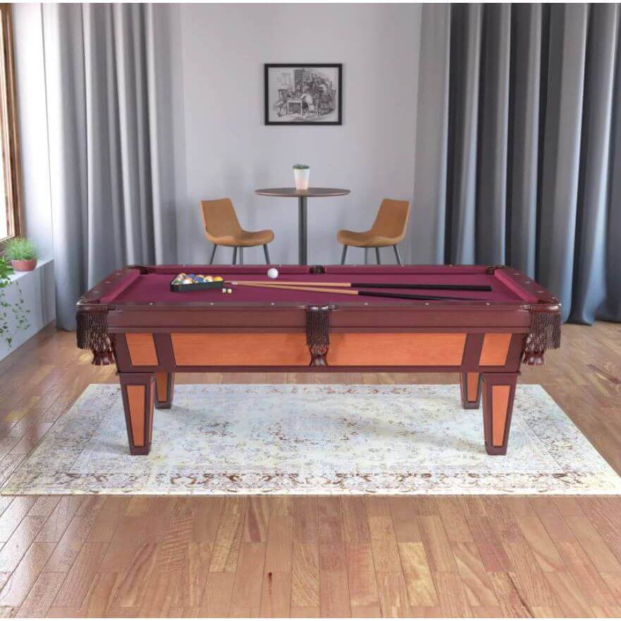 Billiard Table 7.5 Foot Accuslate Surface Built-In Leveling