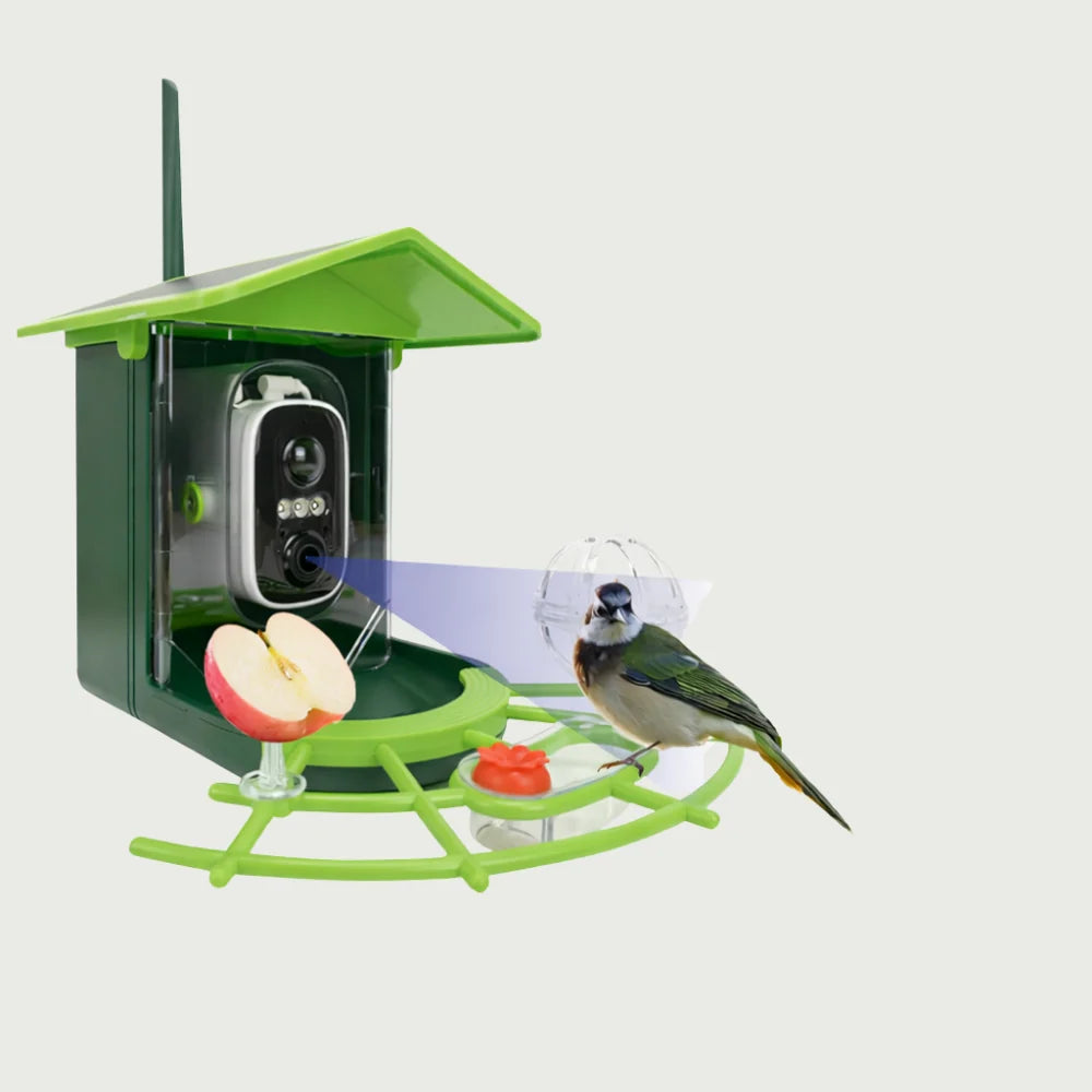 Bird Feeder Camera HD Motion Detection Rechargeable & Solar