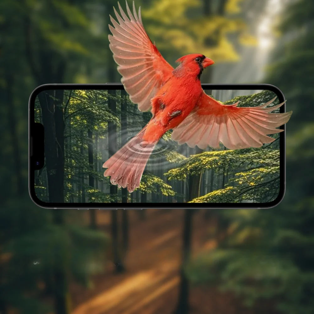 Bird Feeder Camera HD Motion Detection Rechargeable & Solar