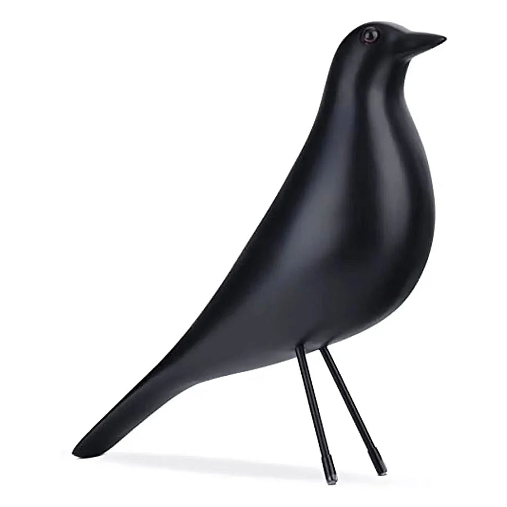 Bird Figurine Ceramic Matte Scandinavian Design