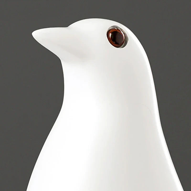 Bird Figurine Ceramic Matte Scandinavian Design