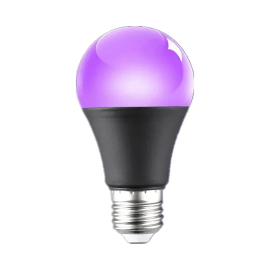 Black Light Bulb UV Purple Glow Fits Standard Socket