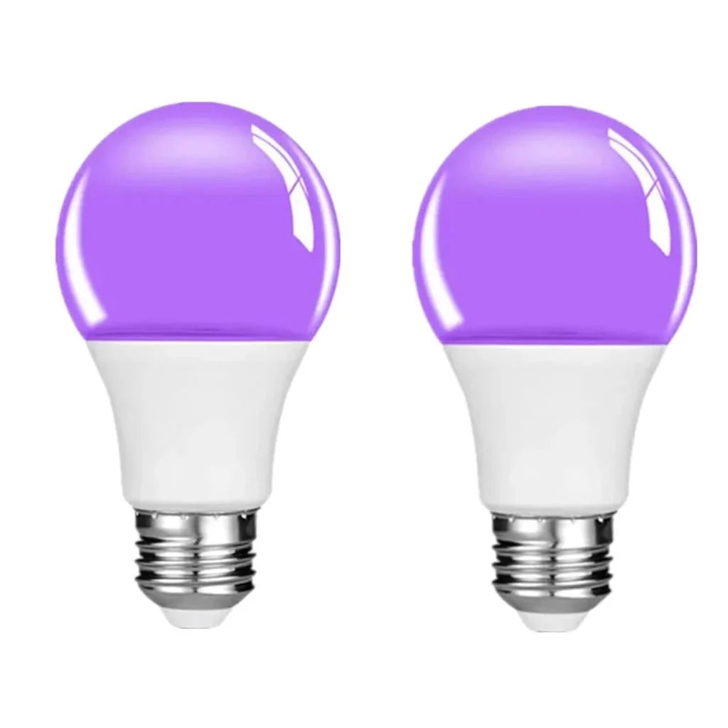 Black Light Bulb UV Purple Glow Fits Standard Socket