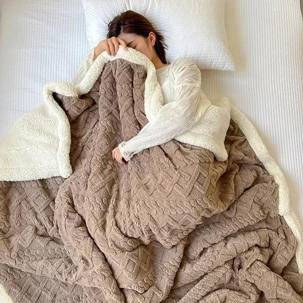 Blanket Plush Flannel Lightweight Machine-Washable