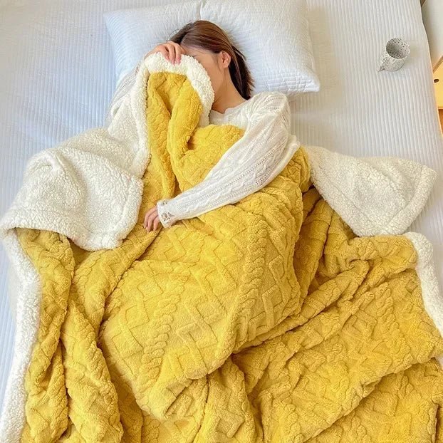 Blanket Plush Flannel Lightweight Machine-Washable