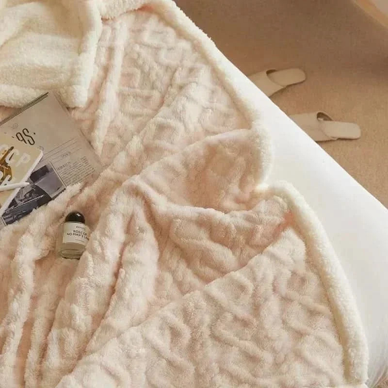 Blanket Reversible Microfleece Warm Machine Washable