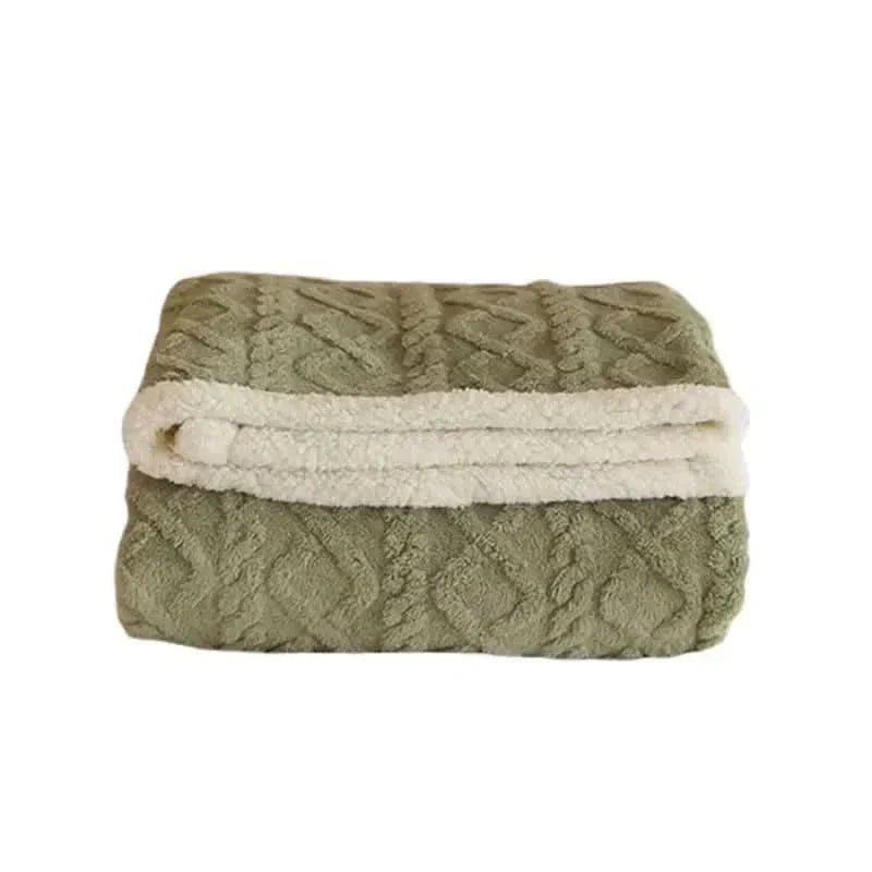 Blanket Reversible Microfleece Warm Machine Washable