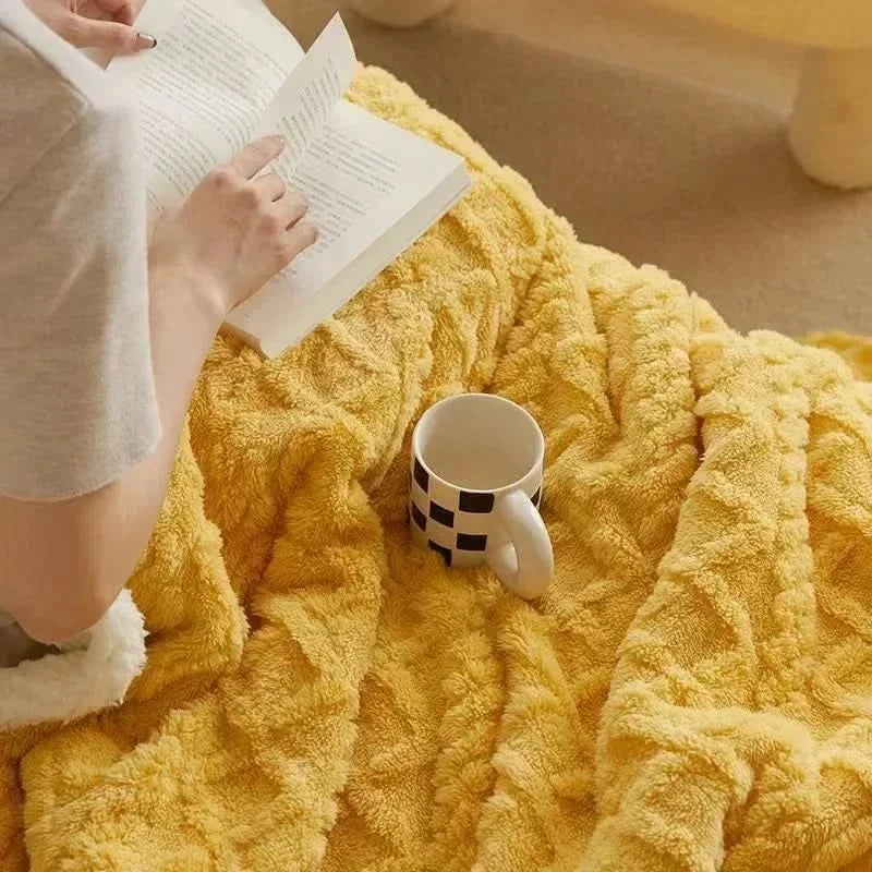 Blanket Reversible Microfleece Warm Machine Washable