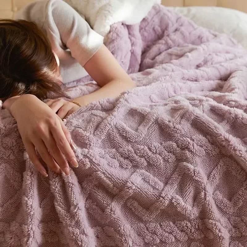 Blanket Reversible Microfleece Warm Machine Washable