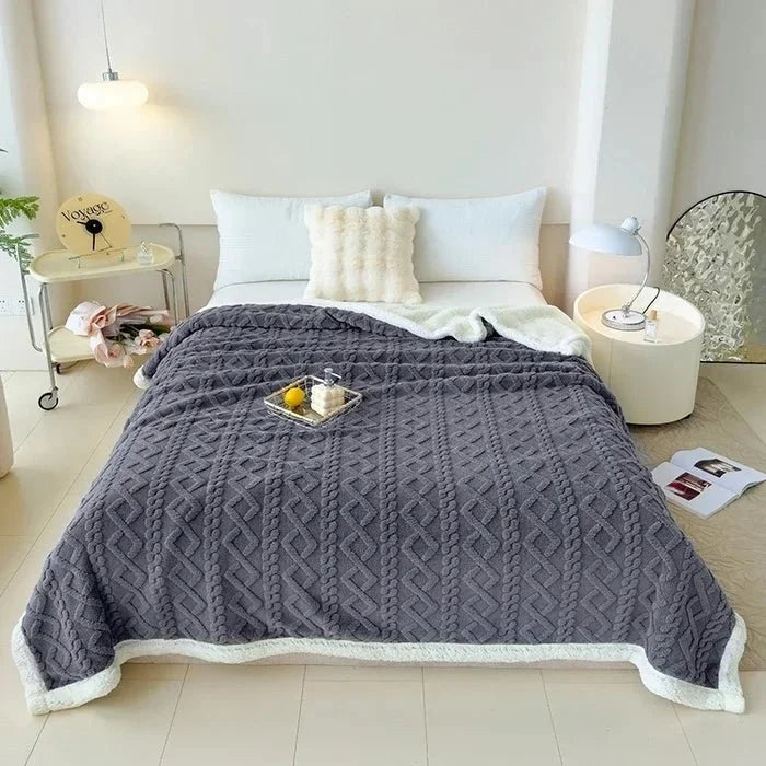 Blanket Soft Flannel Lightweight Machine-Washable